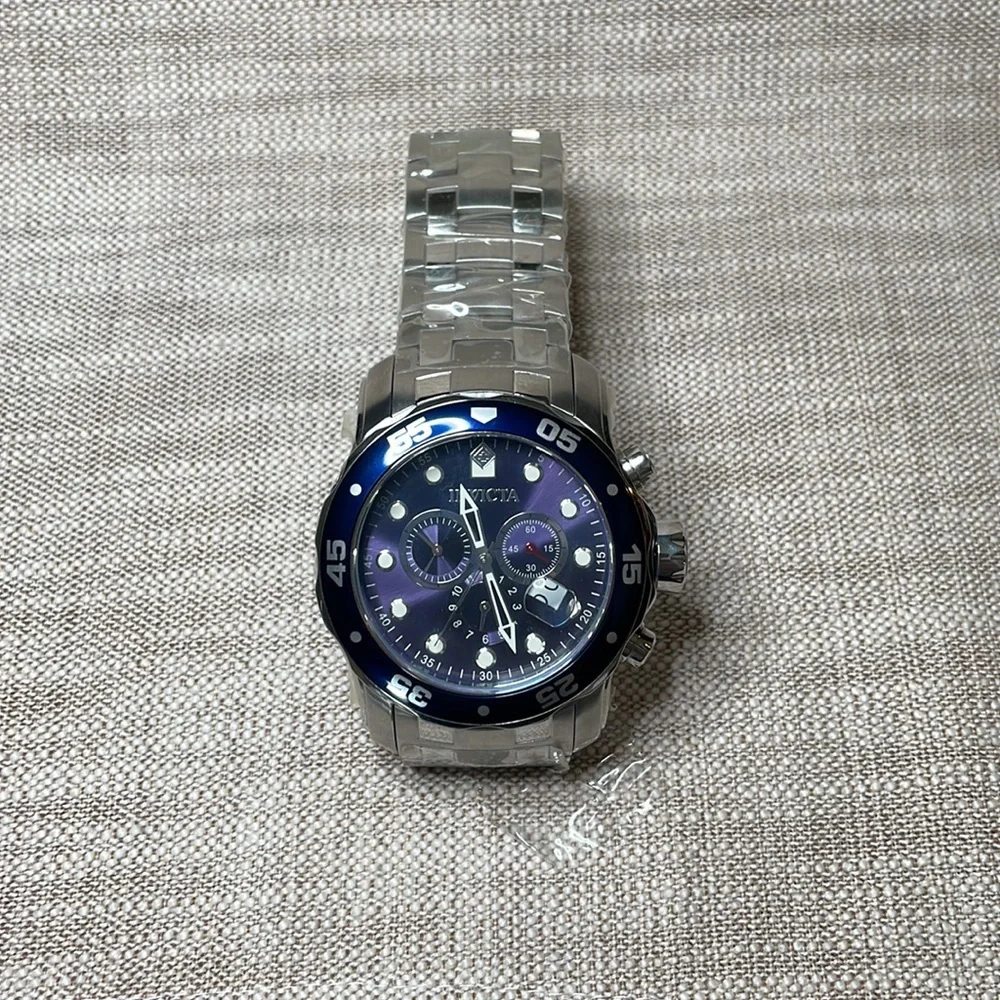 🎉HOST PICK🎊 Invicta Men's 80057 Pro Diver Stainless Steel Watch with Blue Dial - Picture 5 of 7